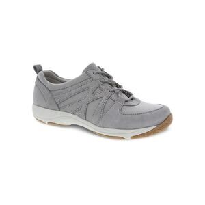 Dansko Women's Hatty Sneakers Walking Shoes Grey Suede size 37/6.5